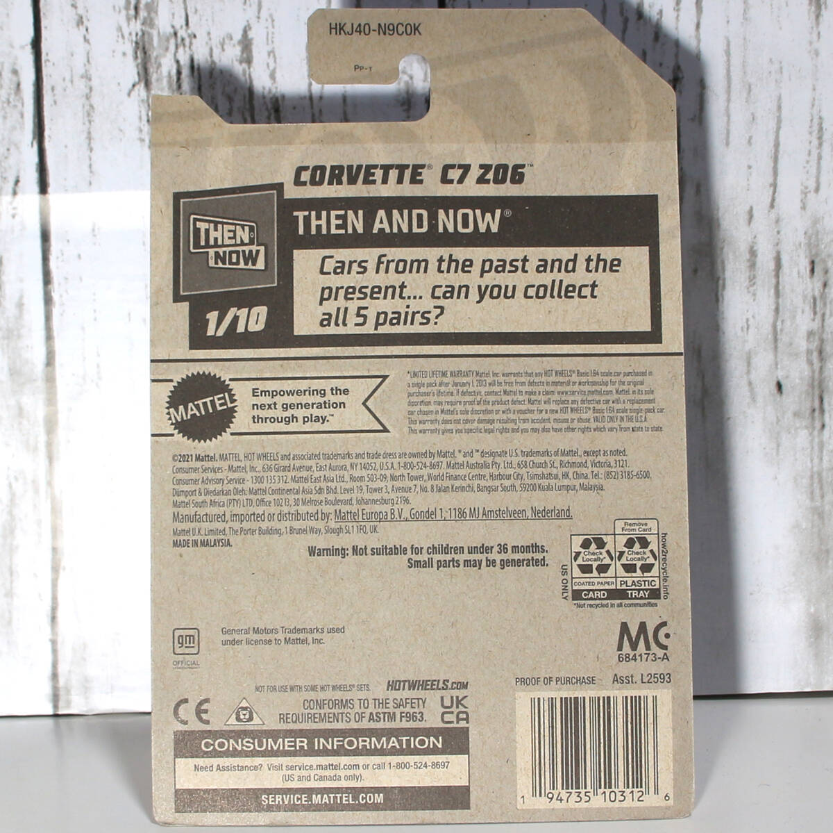 【JHM TOY】USカード CORVETTE C7 Z06 コルベット 新品未開封 メタル・フレーク・ダーク・グレー_画像5