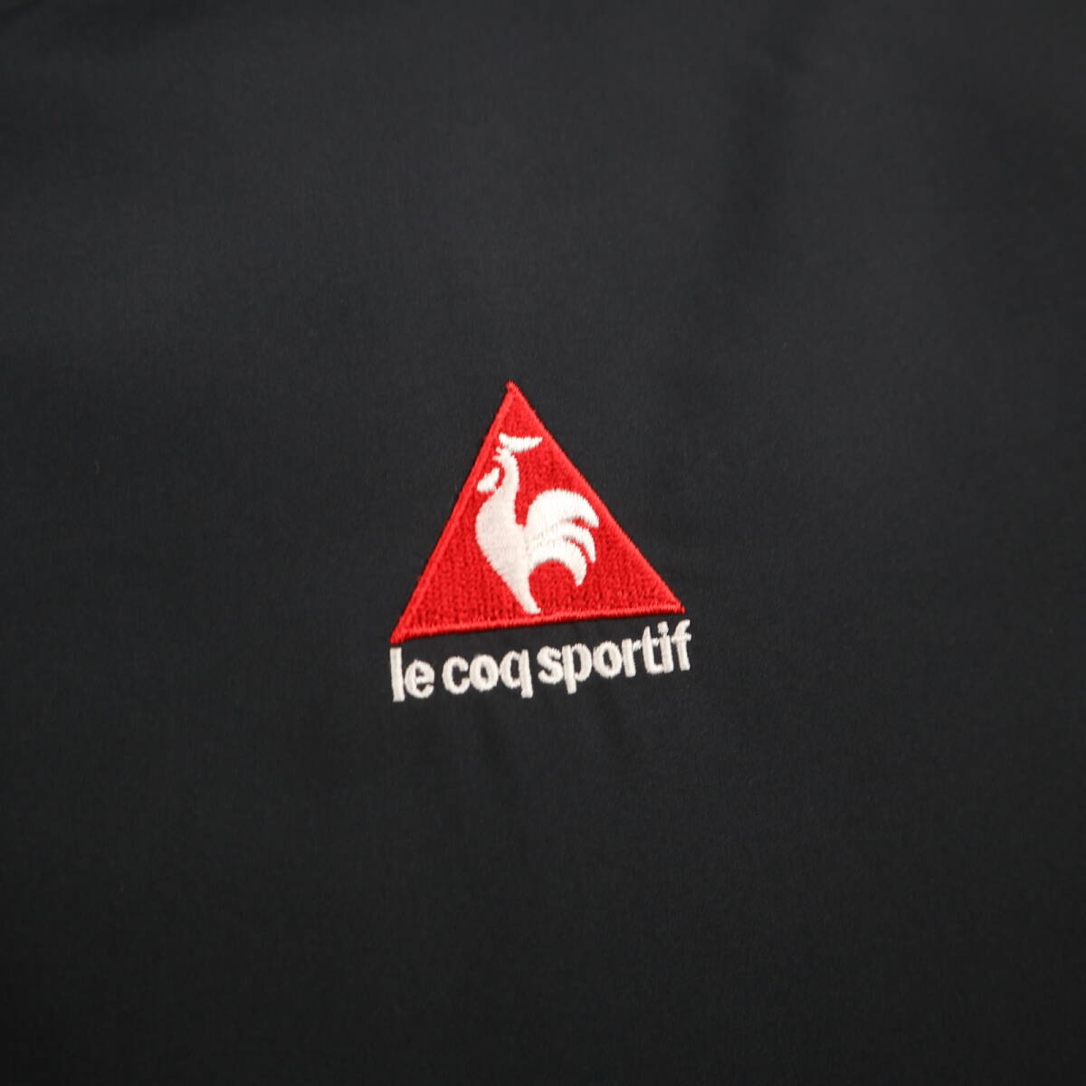 美品★大きいサイズ★Le coq sportif Golf ルコック・ゴルフ ハーフジップ中綿入り半袖プルオーバーウィンドジャケット/スニード/3Lの画像8