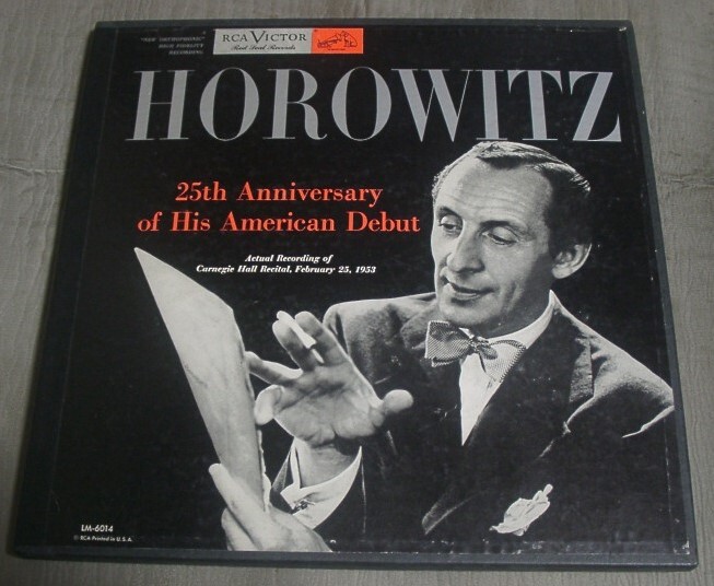 ホロヴィッツ/カーネギーホール・コンサートライヴ1953”米RCA初期周辺内溝盤2枚組の画像1
