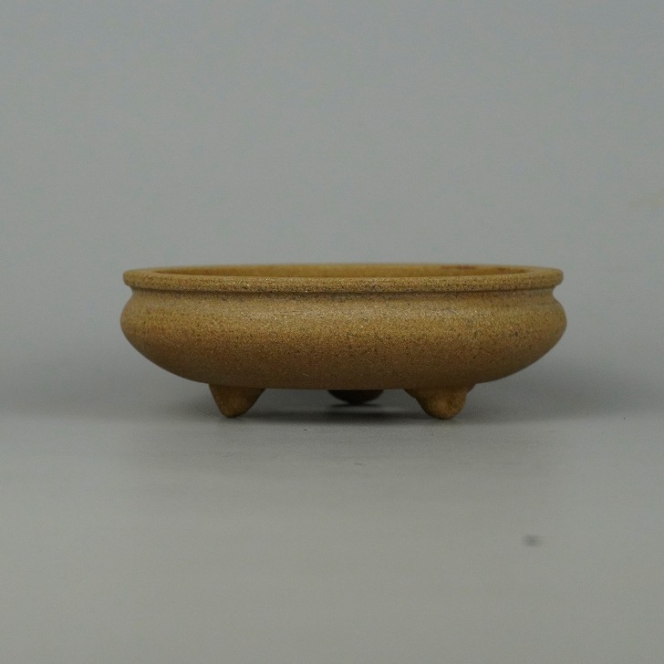 Yahoo!オークション - 盆栽鉢 光峰 小鉢 長辺 約9cm 丸鉢 泥物 Yahoo!オークション - 盆栽鉢 光峰 小鉢 長辺 約9cm 丸鉢 泥物