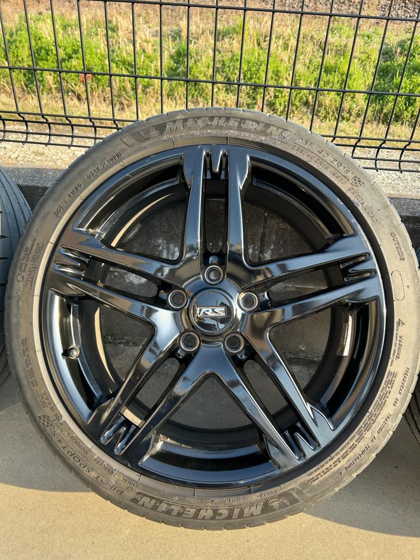 ルノー メガーヌRS 純正 pcd114.3 235/40R18 ミシュラン パイロットスポーツ4S PS4S シビックFK7にて使用 ホイールの画像5