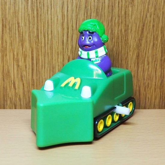 McDonald's Grimus Figure Mini Car Зимние виды спорта Glimas 1994 Asenmai Meal Toys Metoi Happy Set