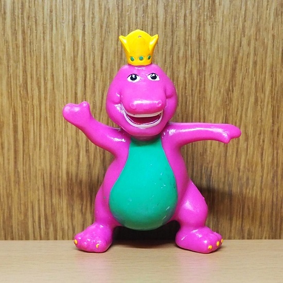 バーニー&フレンズ　フィギュア　PVC　王冠　1993　恐竜　バーニー　アメトイ　アメリカトイ　Barney&Friends　バーニー　フレンズ_画像1