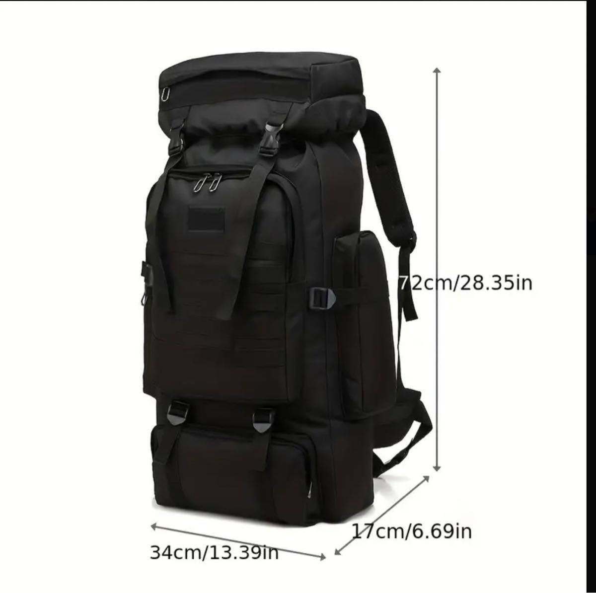 大型 バックパック 大容量 登山 ハイキング リュック　80L