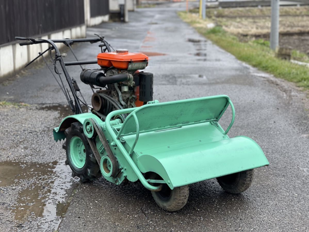 【茨城県常総市発】バロネス ハンマーナイフモア 7.5馬力　草刈機 歩行型 HMB-71 引き取り限定　発送できません。_画像2