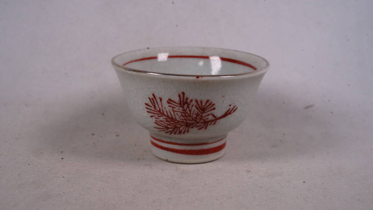 -5 唐物 白瓷 湯呑み 6点 茶道具 煎茶道具 日本古美術 古玩 日本アンティーク サイズ：5.6x5.6x3.6cmの画像6