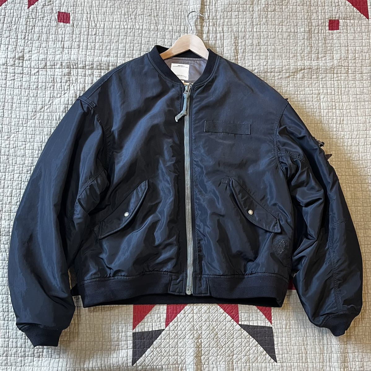 23aw visvim THORSON JKT CRASH BLACK サイズ5 0123205013004 ジャケット MA1 送料込　_画像1