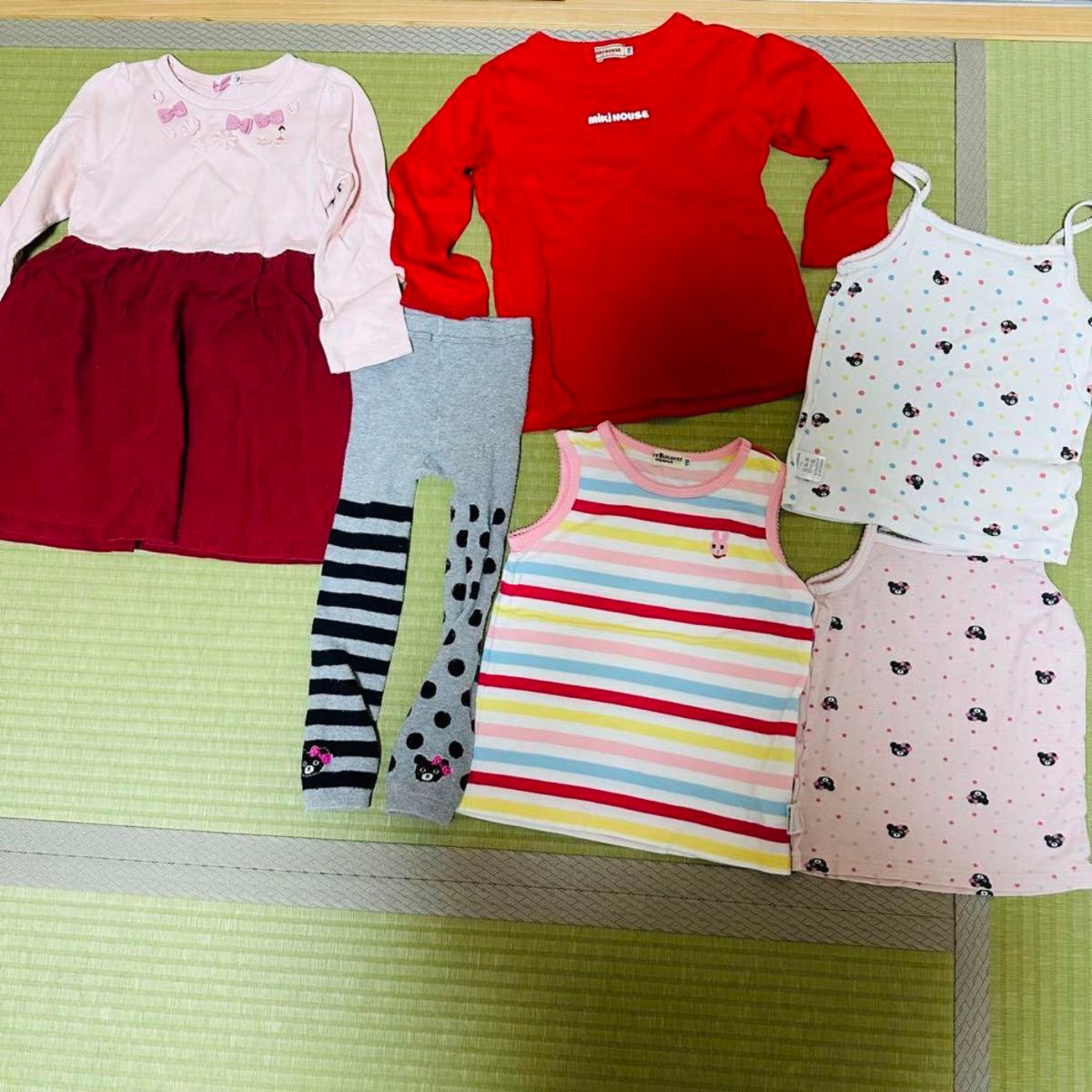 ミキハウス　子供服　女の子110cm  まとめ売り　6点