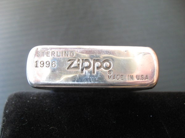 純銀ZIPPOライター（1996年・STERLING）ケース付き！_画像6
