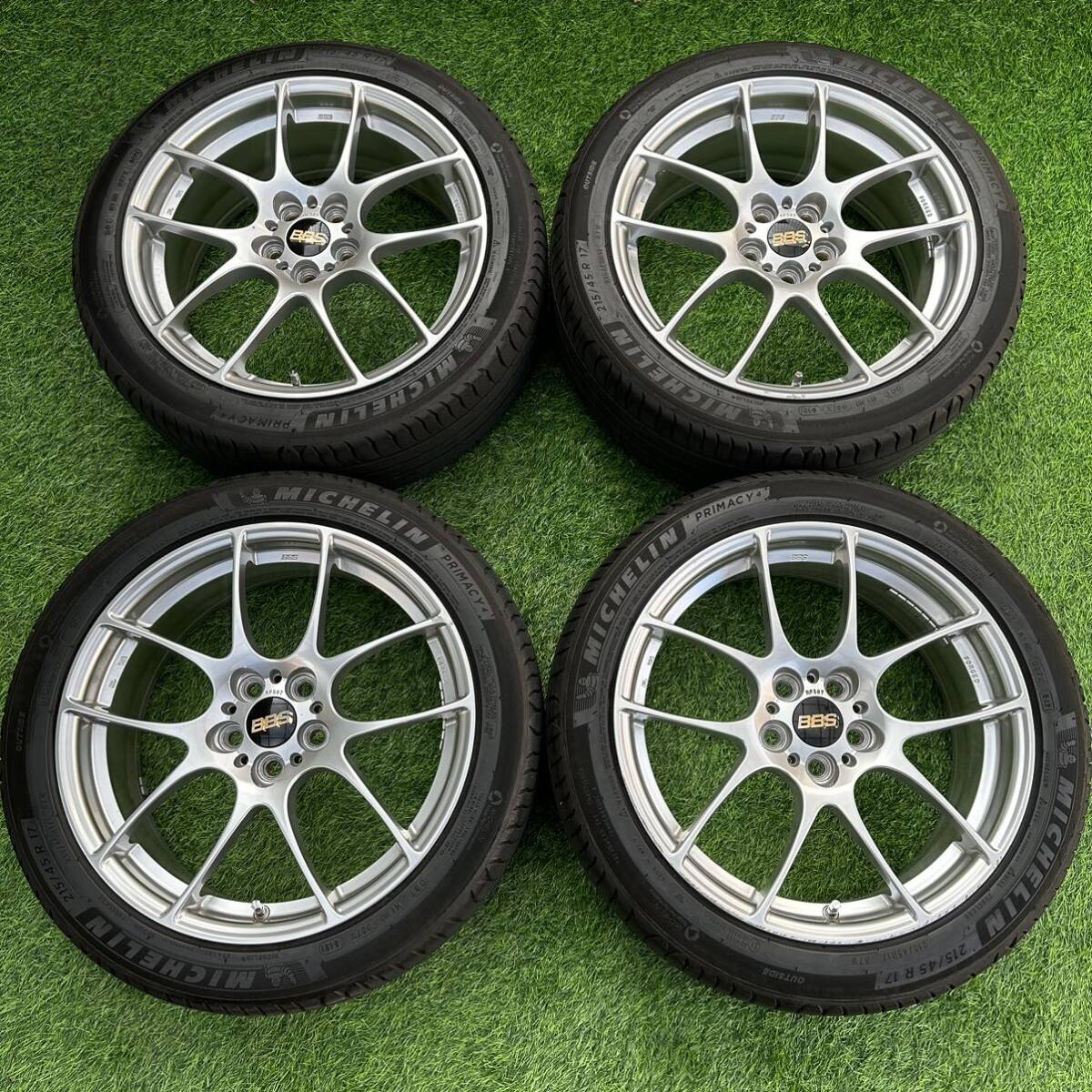 BBS RF507 PCD100 5穴 7J プリウス カローラ 86 BRZ レクサス CT 215/45r17 ミシュラン TWS rays 鍛造_画像1