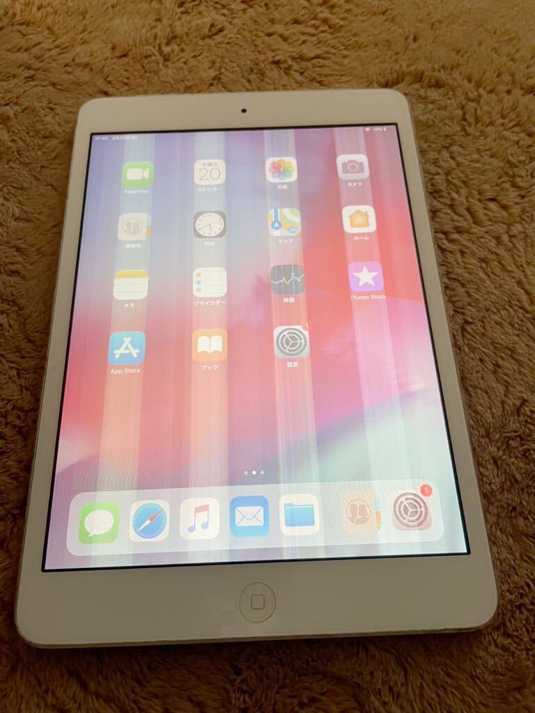 Apple iPad mini2 Wi-Fi+Cellular 16GB iOS12.5.6 シルバー ME814J/A docomo