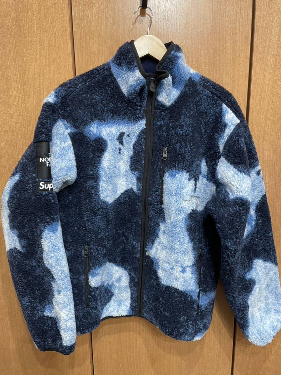 美品　Supreme×The NORTH FACE シュプリーム ノースフェイス　フリースジャケット_画像1