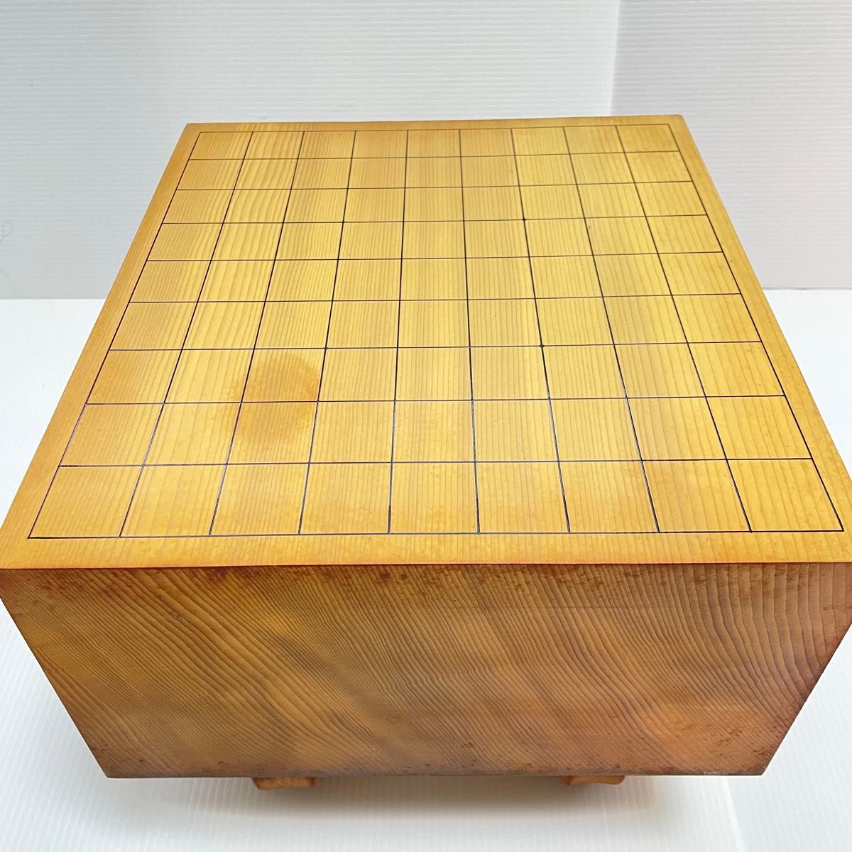 新榧 松印級 碁盤 天柾 柾目 5寸6分 囲碁 極厚 柾目 豪快な木目