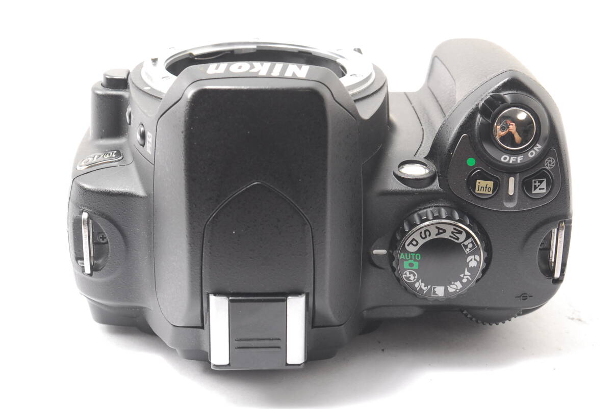 極上品★ニコン NIKON D40 ボディ ブラック★3623_画像6