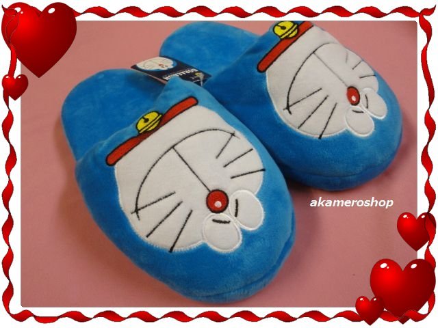  prompt decision * Doraemon wistaria . Pro *knyak slippers tag equipped face room shoes interior put on footwear soft toy *