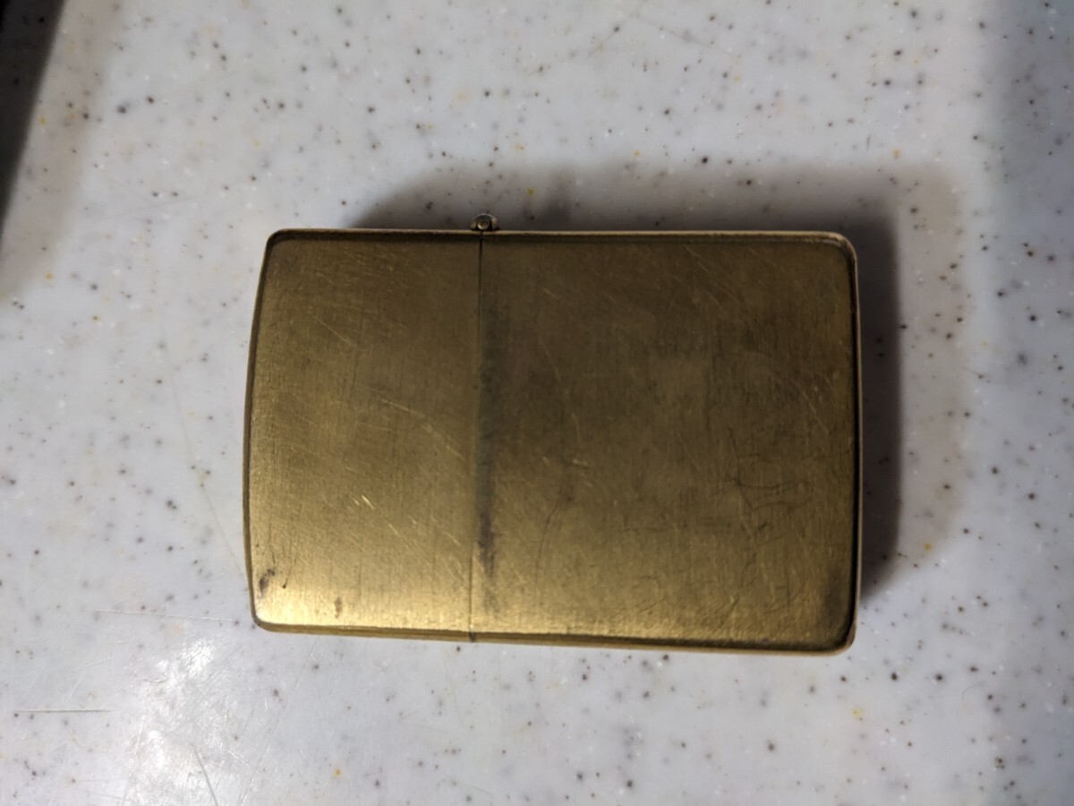 ZIPPO ジッポー オイルライター COLUMBUS コロンブス 500周年記念 QUINCENTENNIAL 限定2000個 金色 シリアル入り 1991年製 着火未確認_画像3