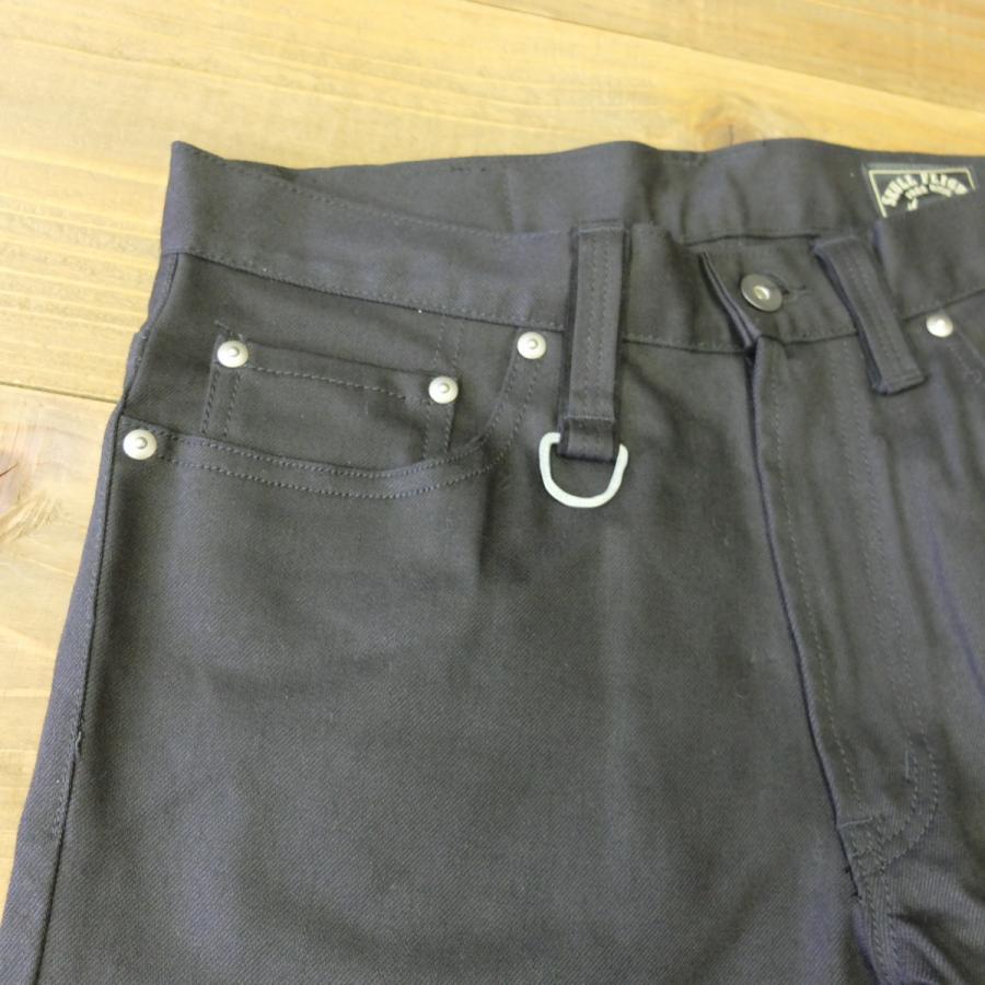 W32　SKULL FLIGHT/スカルフライト　SS PANTS　Type２　ストレッチブーツカット（ブラック）_画像6