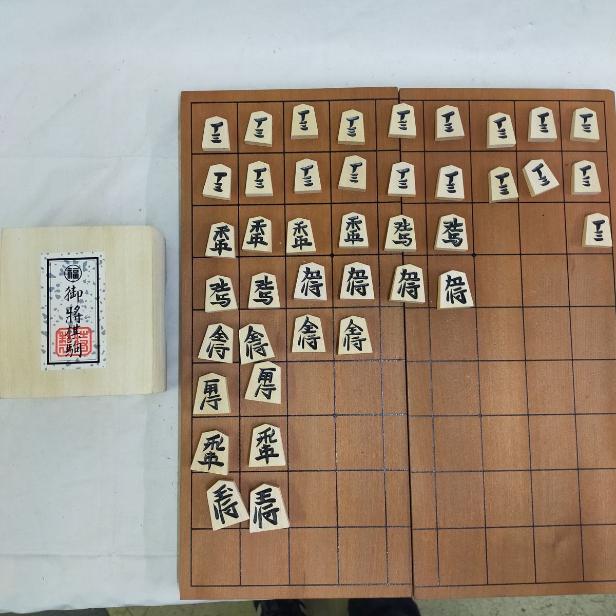 D1-10 circle luck . shogi piece & folding shogi record 2 point set 32*55*2cm