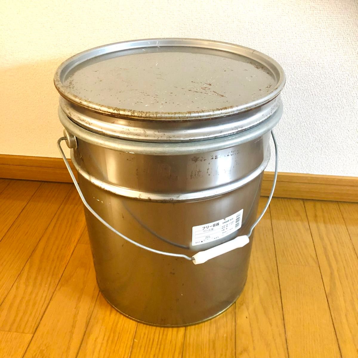 ペール缶 20L フリー容器 保存容器 DIY キャンプ バーベキュー ロケットストーブ用に