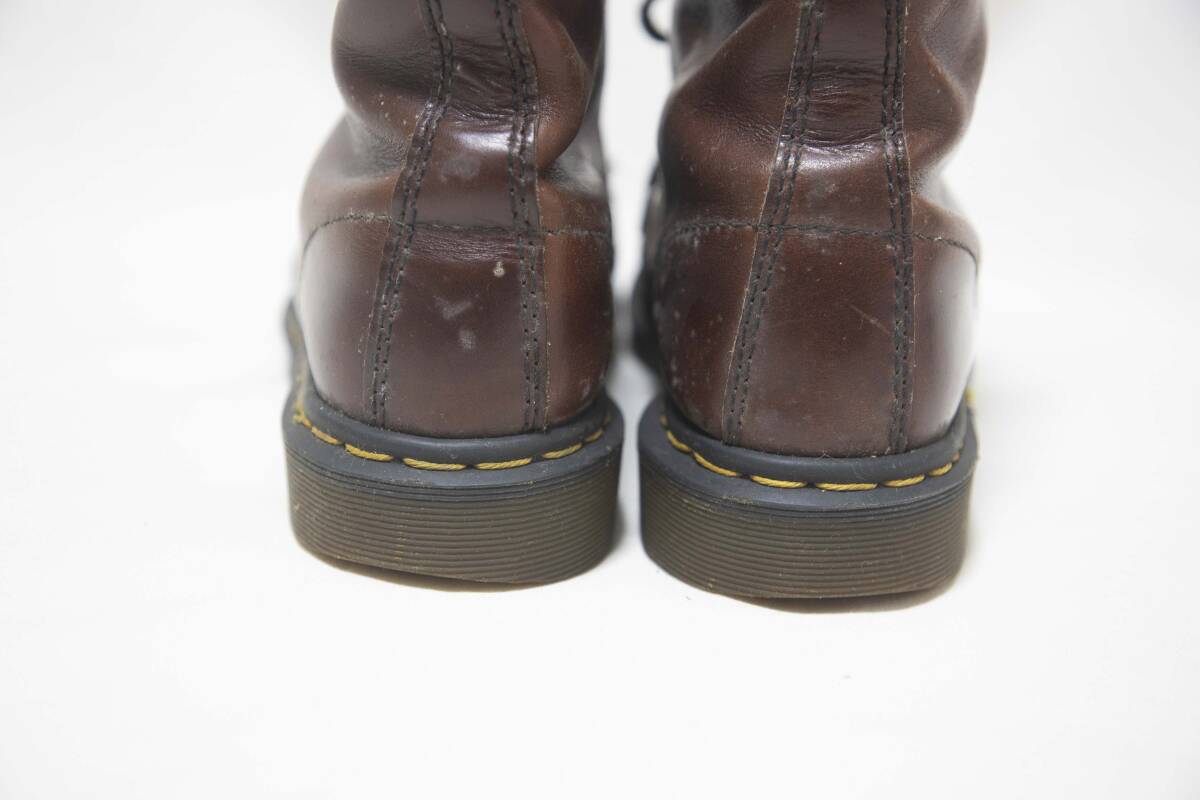 ☆Dr.Martens ドクターマーチン/8ホールブーツ/80's/Made in ENGLAND/8インチ/ワインレッド(ブラウン)☆_画像3