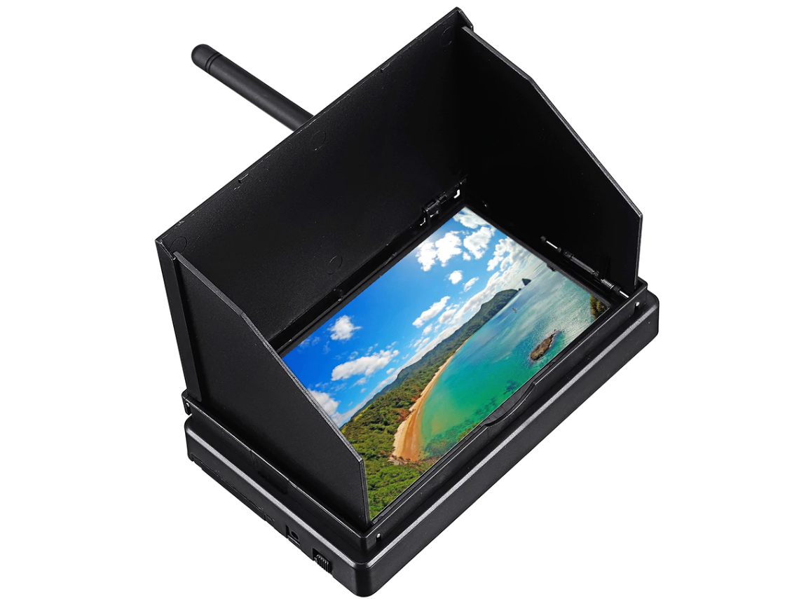  rechargeable 5.8G 48CH receiver built-in 4.3 -inch small size light weight FPV monitor 