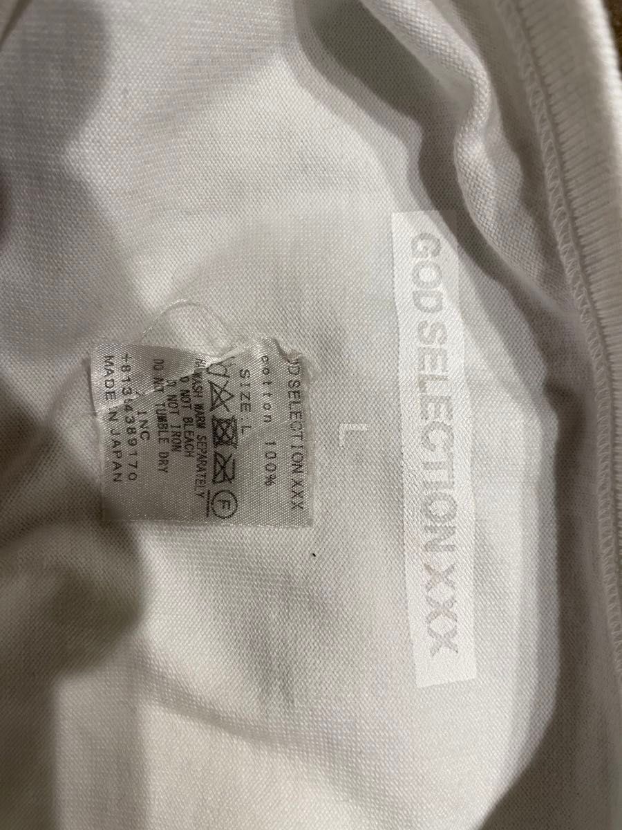 GOD SELECTION XXX ロンT 長袖Tシャツ L 白アリアナグランデ GOD SELECTION XXX ロンT 長袖Tシャツ L 白アリアナグランデ
