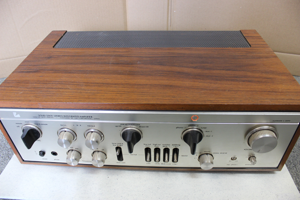 ★☆☆LUXMAN☆トランジスタプリメインアンプ　L-309V☆通電確認済現状品ジャンク☆☆★_画像3