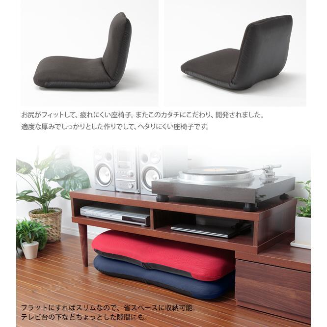 日本製 背筋ピン座椅子「S」テクノグリーン リクライニング コンパクト ソファや椅子に置いてもOK(沖縄、離島への配達不可)_画像10