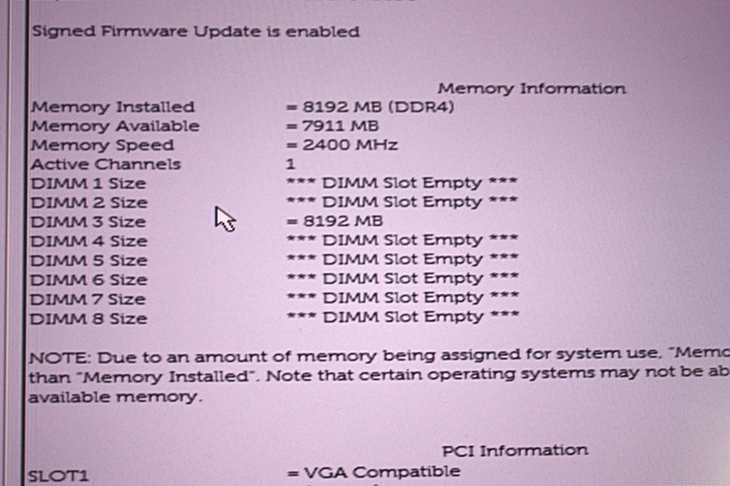 DELL Precision 5820/Xeon W-2104/8GB/ storage less / mounter - have /BIOS start-up 