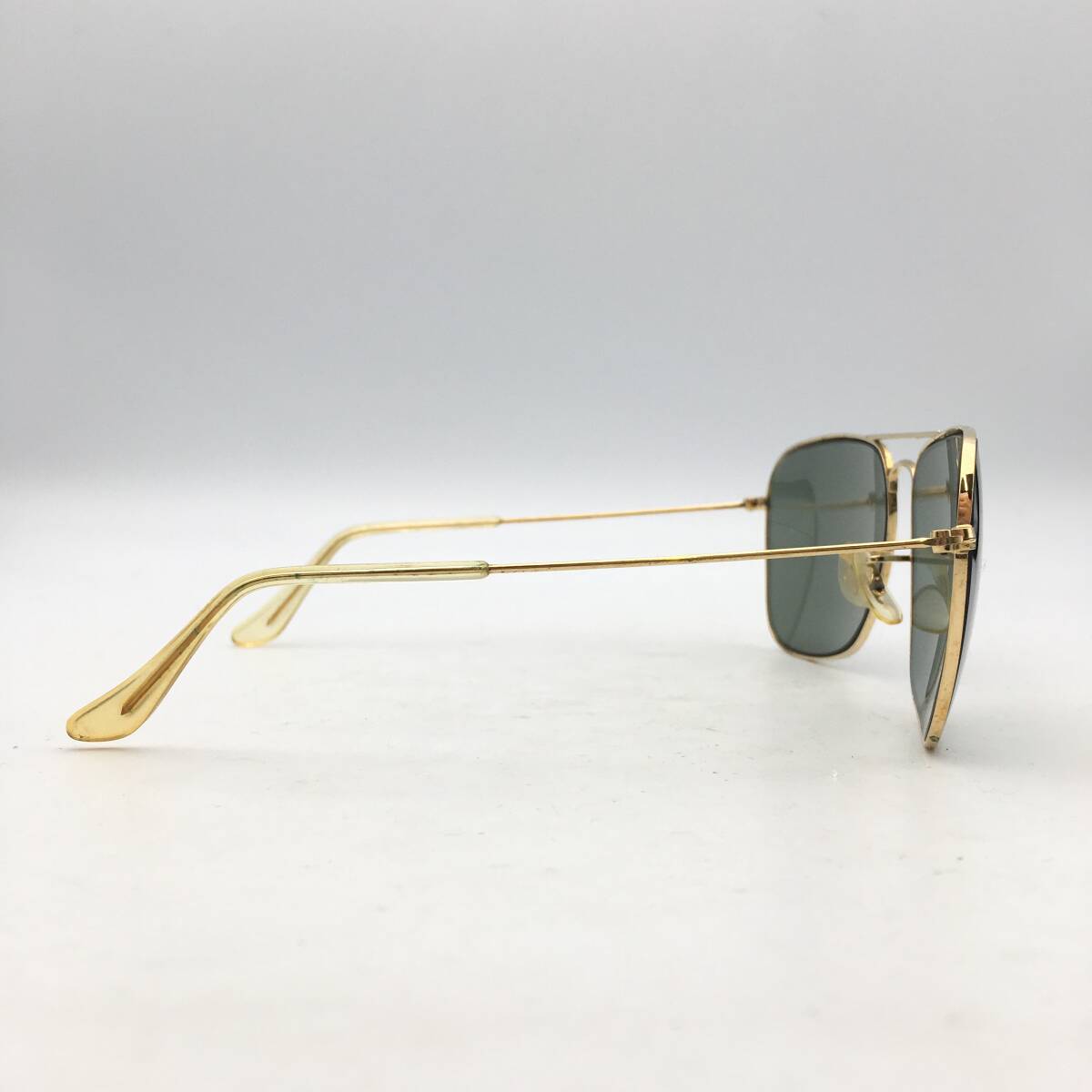 ★E02270/B&L Ray-Ban レイバン/サングラス/ヴィンテージ/グリーン×ゴールド_画像7