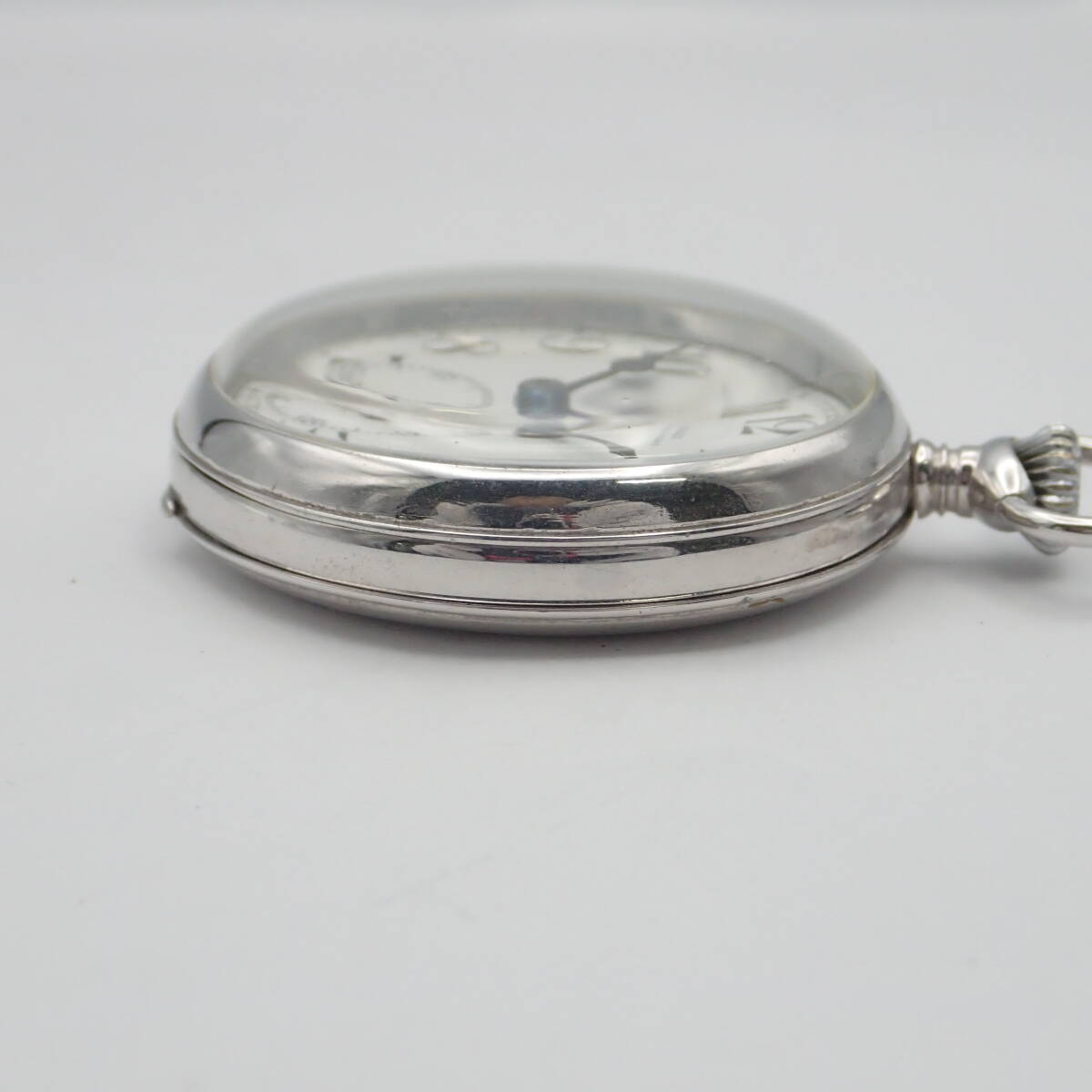 e03163/ROLEX Rolex /14 world record / hand winding / pocket watch / open face /smoseko/ figure / face white 