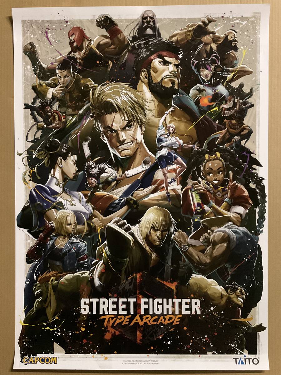 ストリートファイター6 タイプ アーケード◇STREET FIGHTER Ⅵ TYPE ARCADE◇B1ポスター_画像1