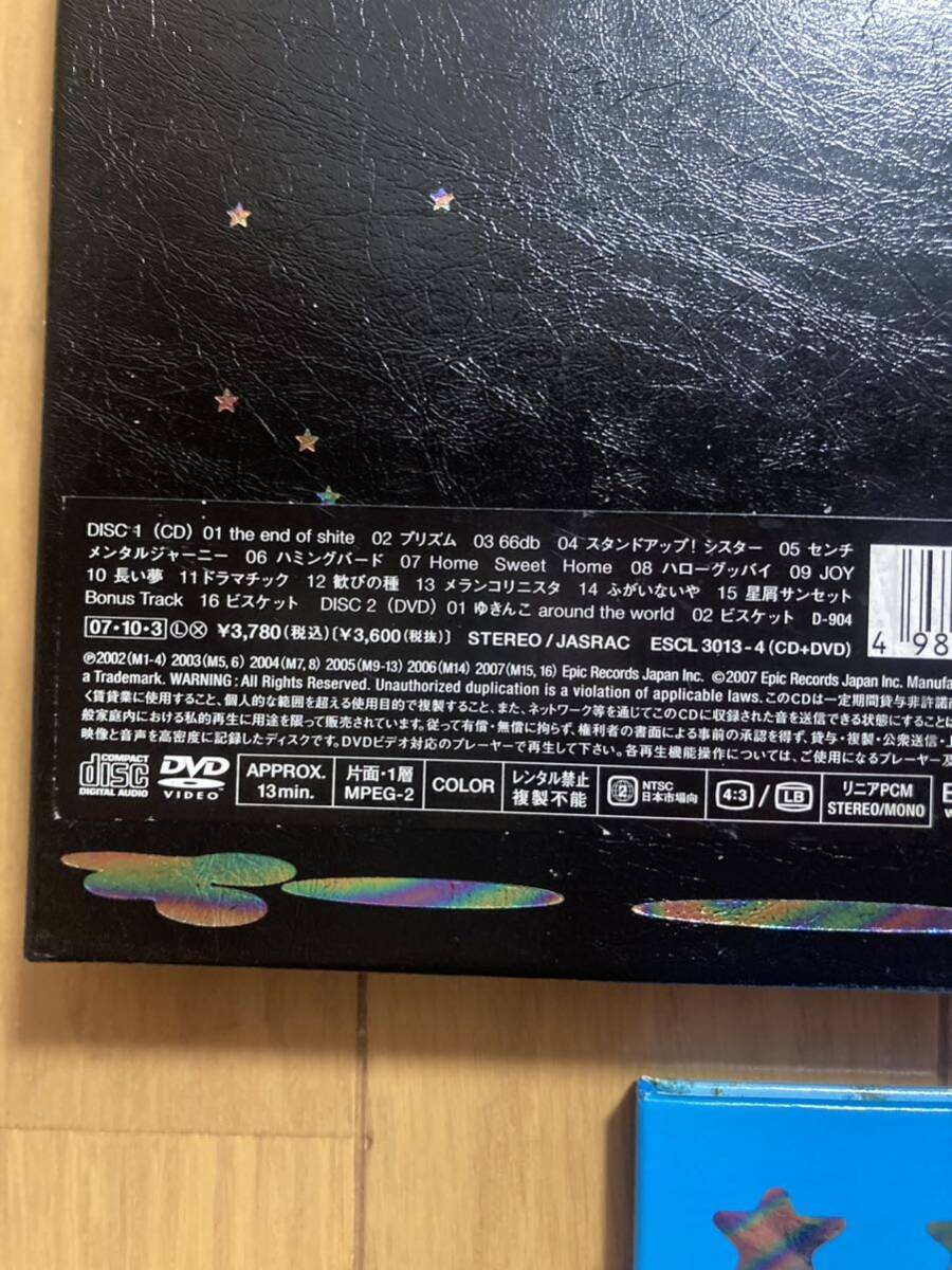 ◯《特殊ケース（BLACK）》初回仕様DVD付きベスト【YUKI】『YUKI Single Collection five star』CD_画像2