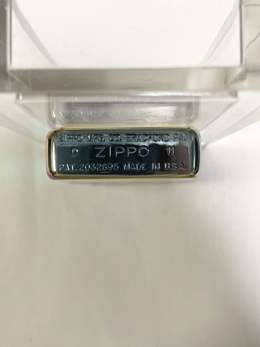 【美品】ZIPPO ジッポー オイルライター　喫煙具　グラデーション　レインボー　2011年製_画像4