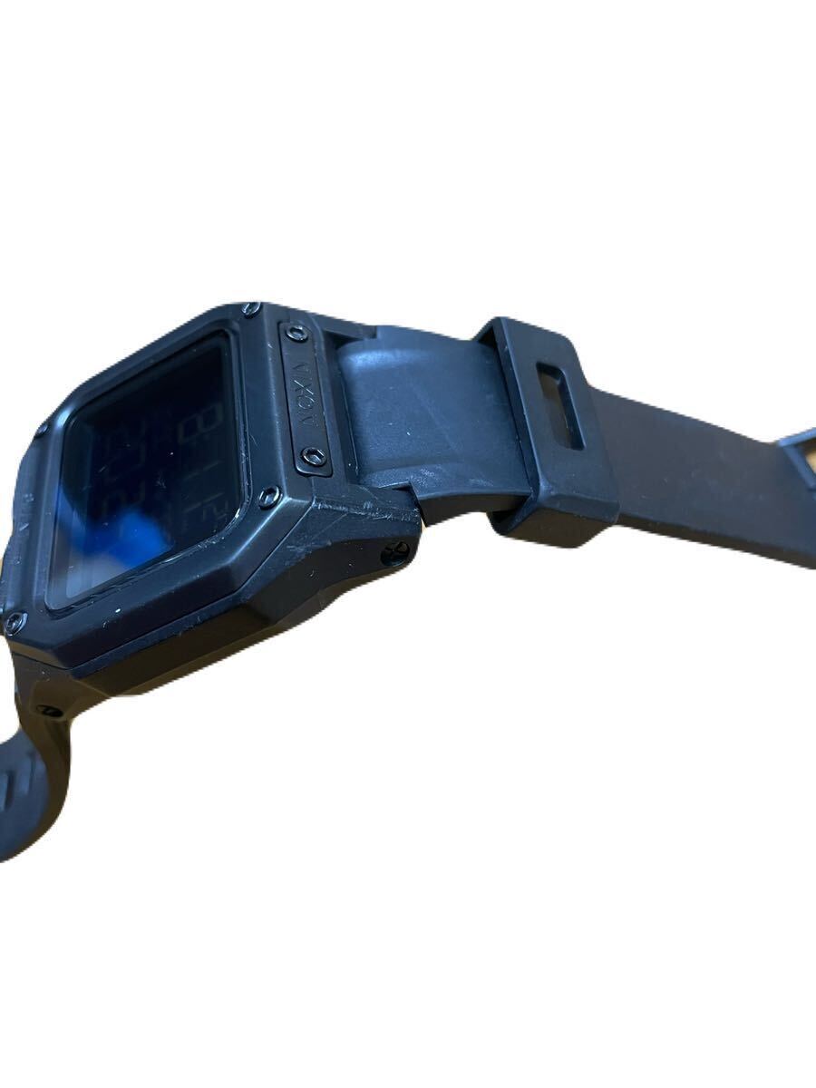NIXON THE LEGULUS ニクソン レグルス デジタル 腕時計 ブラック 防水 稼働品 基本動作確認済み 少し使用感ありの画像9