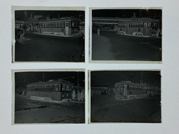 No.700●鉄道写真ネガ●都電●須田町 飯田橋 新宿駅前●1950年12月撮影●ブローニーフィルム_画像1