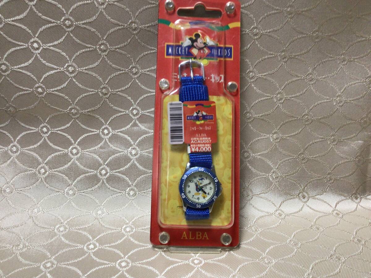 新品●未使用● ALBA SEIKO 時計 ミッキー・フォー・キッズ ドナルド・ダックの画像1