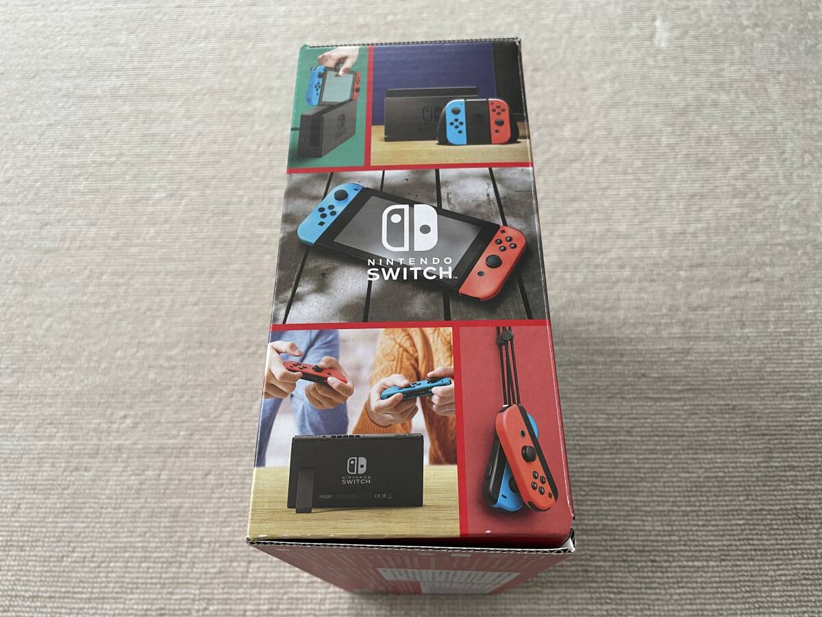 【新品未使用】 Nintendo Switch Joy-Con(L) ネオンブルー/(R) ネオンレッド　通常モデル　[店舗印なし]_画像3