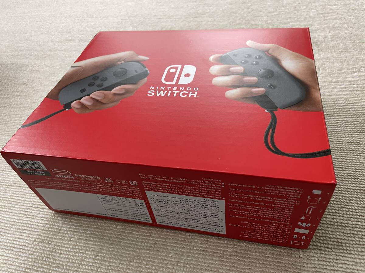 【新品未使用】 Nintendo Switch Joy-Con(L)/(R) グレー　通常モデル　[店舗印なし]