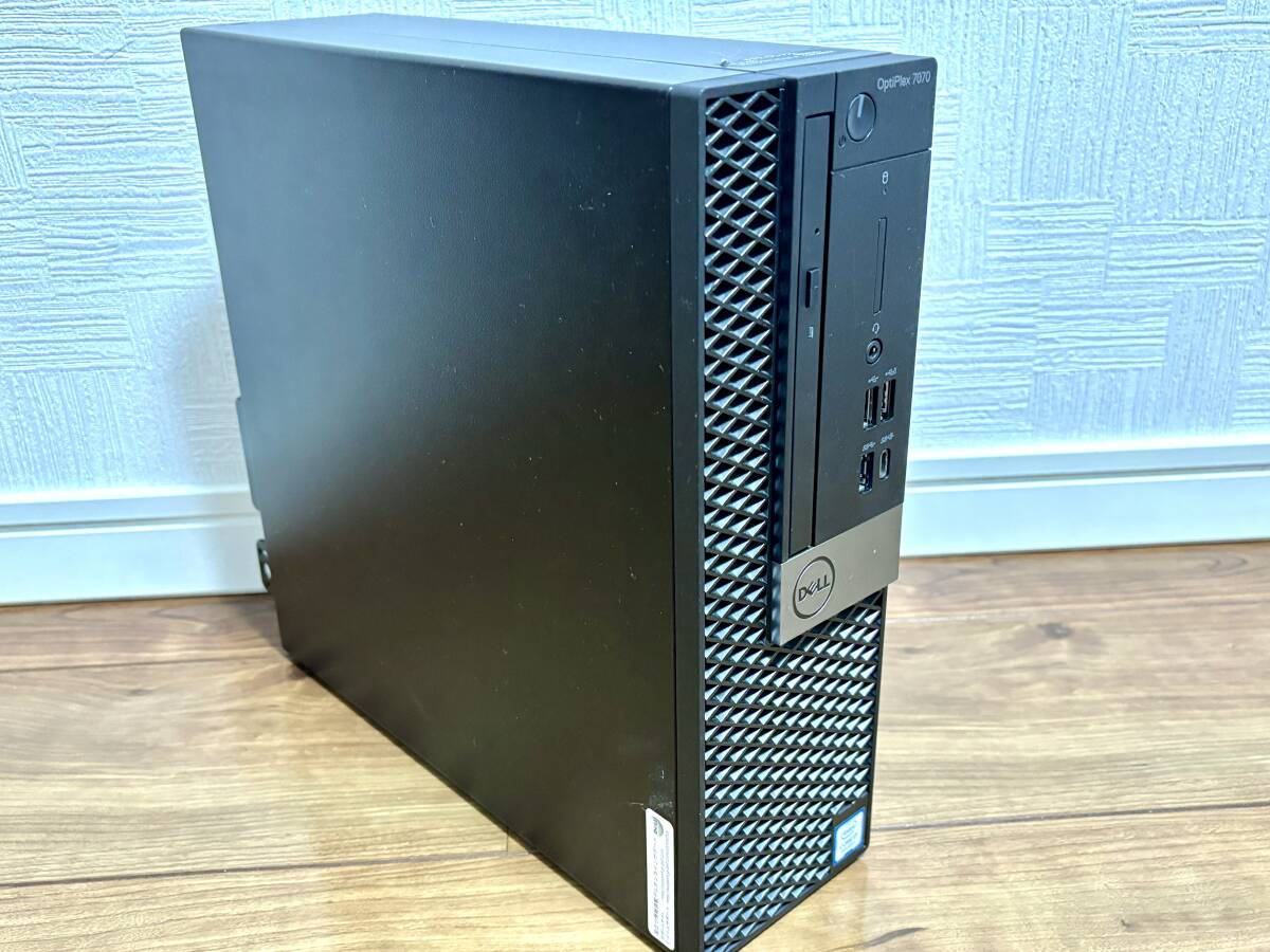 美品DELL Optiplex 7070 SFF/最新Windows11Pro/第9世代Core i7-9700 3.0〜4.7GHz/メモリ8GB/SSD512GB/DVDマルチ/Type-C/MS Office&筆ぐるめ_画像3