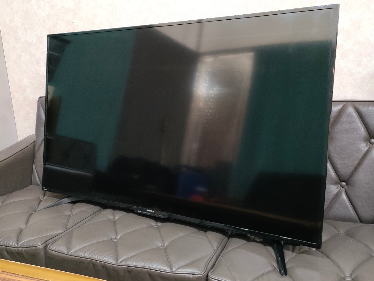 Управление 938 Sharp Sharp Aquos LCD Color TV 2020 50 В ЖК-телевизор HDR Compatible 4T-C50BH1 Passive LCD Cracked