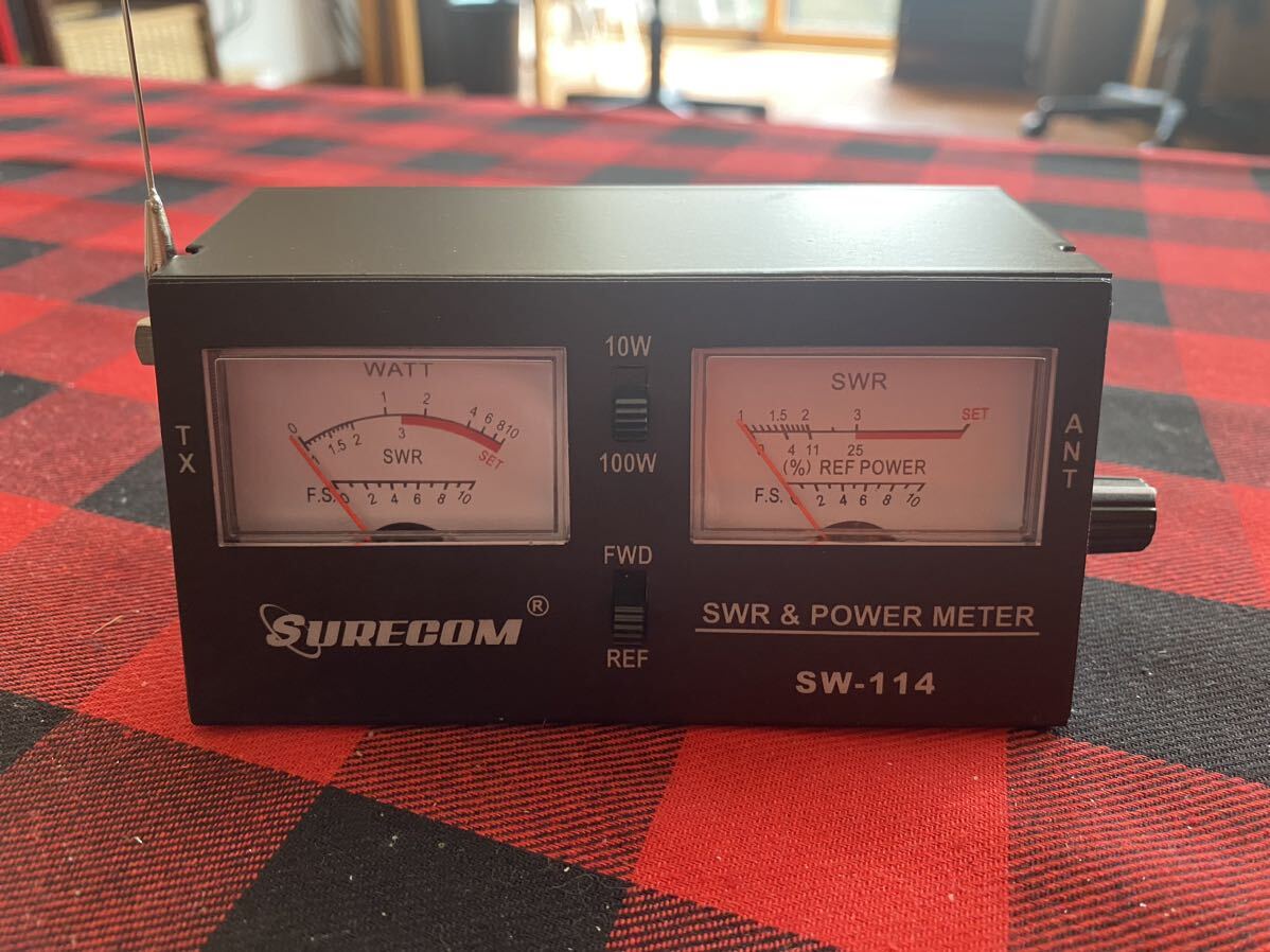 SURECOM SW-114 SWR/Power メーター 未使用品SWR WATTMETER アマチュア無線の画像1