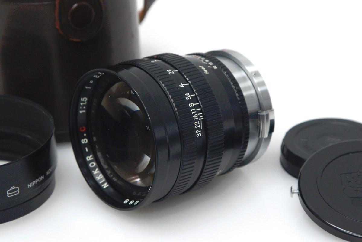 美品|ニコン NIKKOR-C・S AUTO 8.5cm F1.5 γT892-2M3