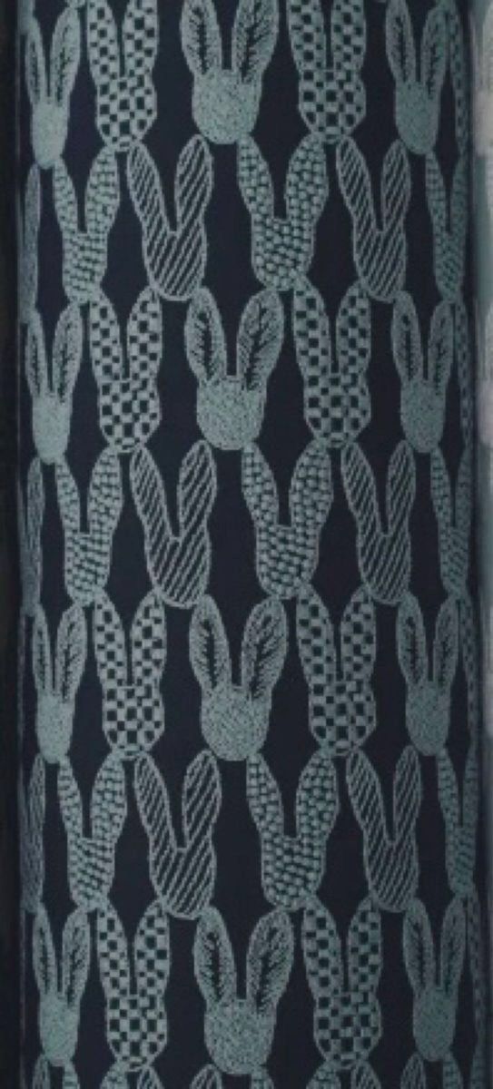 ミナペルホネン ポンピア ネイビー ②刺繍生地 はぎれ ハギレ mina 