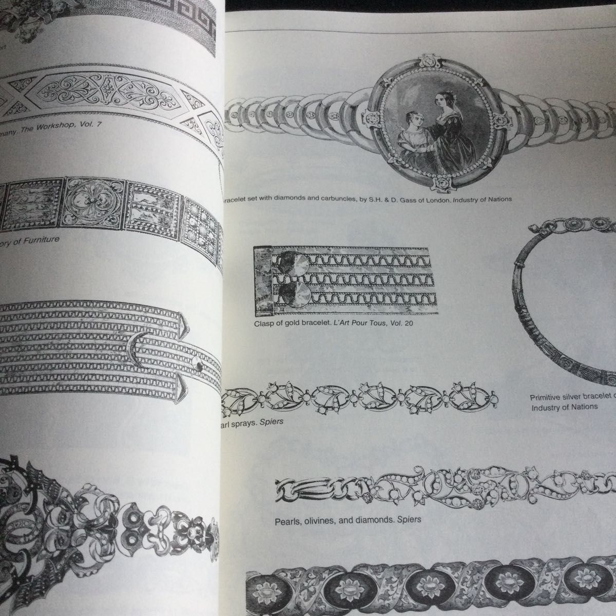ジュエリー　イラスト　洋書　Jewelry 中世　古代　アクセサリー　ネックレス