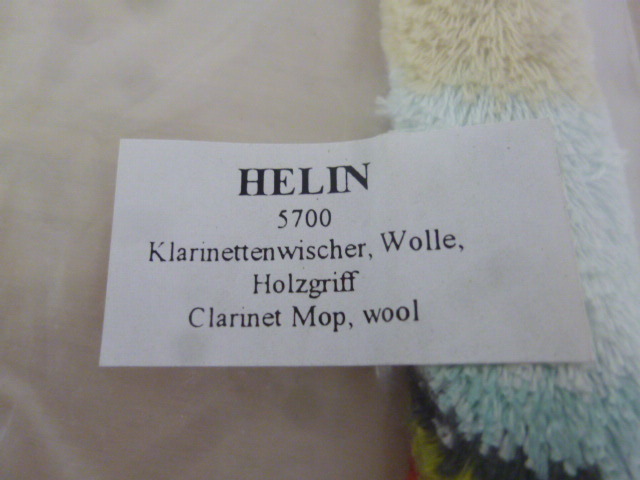 ◆◆HELIN（ドイツ）クラリネット用 モップ ウール 木製ハンドル◆◆_画像2