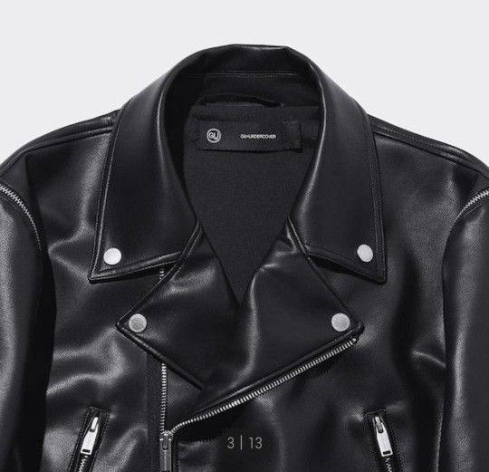 新品 GU × UNDERCOVER 2wayライダースジャケット L アンダー 新品 GU × UNDERCOVER 2wayライダースジャケット L アンダー