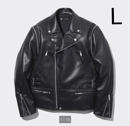 新品 GU × UNDERCOVER 2wayライダースジャケット L アンダー 新品 GU × UNDERCOVER 2wayライダースジャケット L アンダー