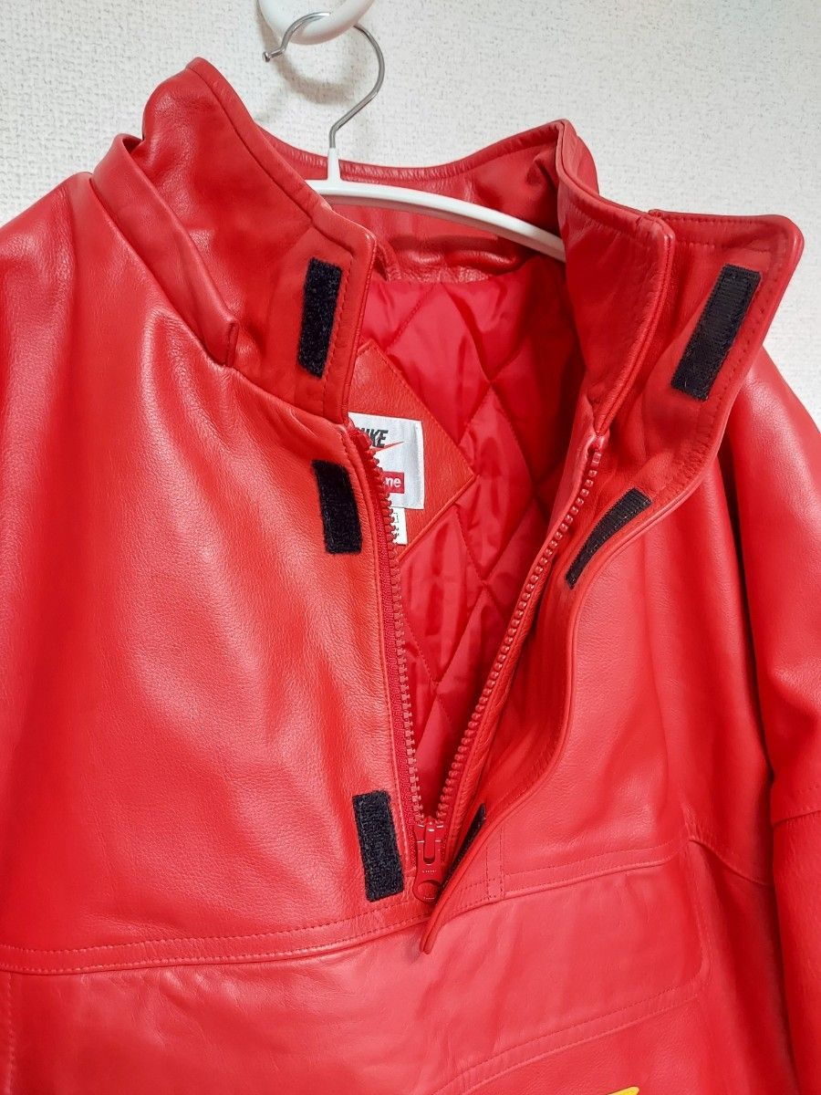 Supreme~ ×NIKE Leather Bomber Jacket Leather Anorak M Supreme~ ×NIKE Leather Bomber Jacket Leather Anorak M