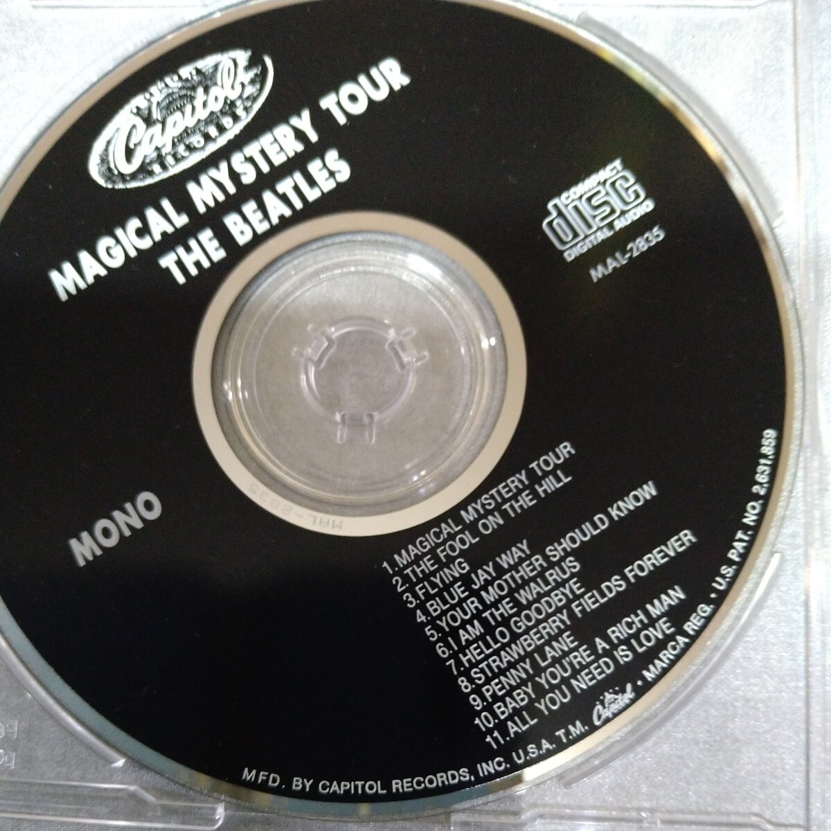MAGICAL MYSTERY TOUR【THE BEATLES】CD 紙ケース入　プラケース付_画像2